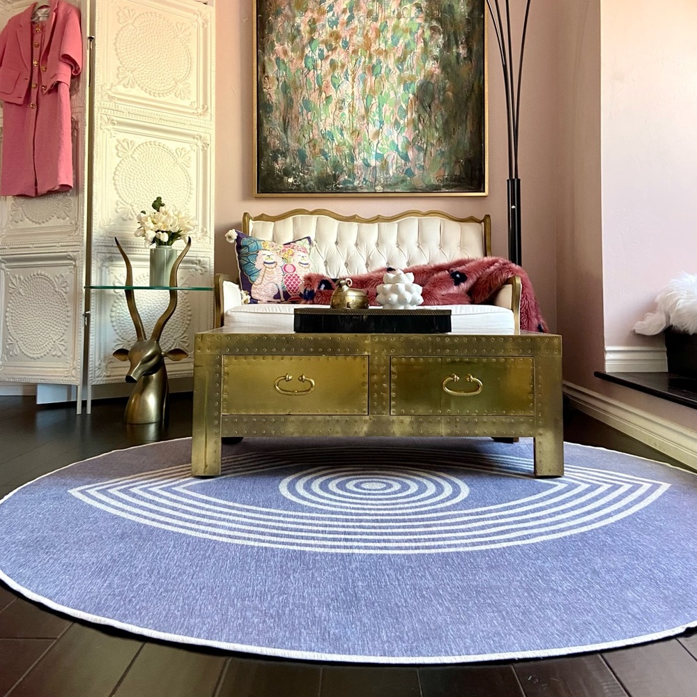COPY - 6’ Round Ruggable x Jonathan Adler Wink Rug